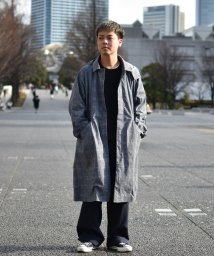 ステンカラーコート ブルー ネイビー 青色 の通販 Magaseek