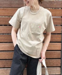 FREDY&GLOSTER(フレディアンドグロスター)/【DANTON/ダントン】POCKET Tシャツ #JD－9041/キャメル