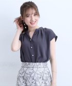 Apuweiser-riche/洗える２ＷＡＹゆるパール釦ブラウス/503978953