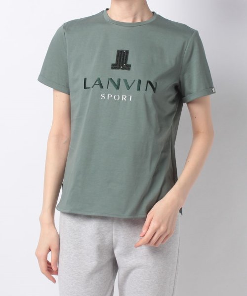 LANVIN SPORT(ランバン スポール)/半袖Ｔシャツ【アウトレット】/カーキ系