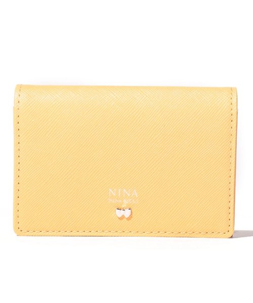  NINA NINA RICCI(ニナ・ニナ　リッチ)/名刺・カードケース【ロゼットパース】/イエロー
