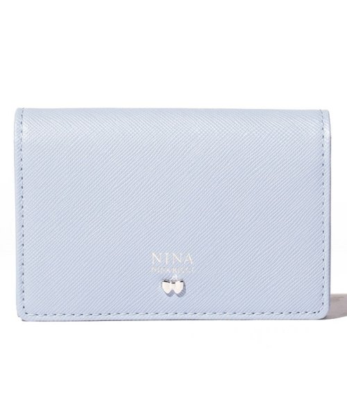  NINA NINA RICCI(ニナ・ニナ　リッチ)/名刺・カードケース【ロゼットパース】/スカイブルー