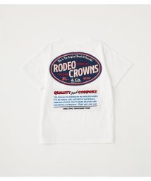 RODEO CROWNS WIDE BOWL(ロデオクラウンズワイドボウル)/キッズ LOGO SIGNS Tシャツ/WHT