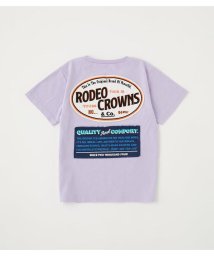 RODEO CROWNS WIDE BOWL(ロデオクラウンズワイドボウル)/キッズ LOGO SIGNS Tシャツ/L/PUR1