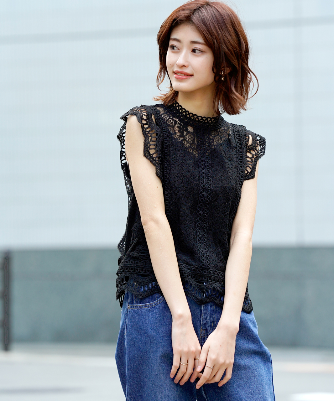 日本正規品 レース Vネック シースルー フレンチスリーブ 総レース 上品 エレガント ワンカラー ハイウエスト ロングワンピース カジュアル おでかけ 在庫限り Carlavista Com