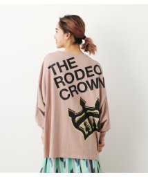 RODEO CROWNS WIDE BOWL(ロデオクラウンズワイドボウル)/PASS LOOSE L／S Tシャツ/BEG