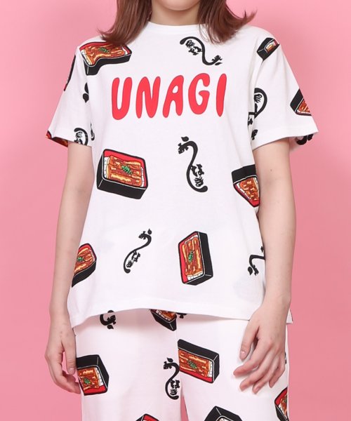 うなぎ総柄tシャツ プニュズ Punyus Magaseek