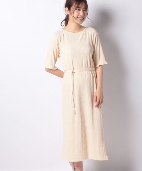 セール 40 Off One After Another 細ベルト付きワッシャーカットワンピ ナイスクラップ アウトレット Nice Claup Outlet Magaseek