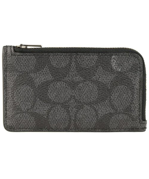 COACH(コーチ)/【Coach(コーチ)】Coach コーチ カードケース L字ファスナー 68975chrzz/Charcoal