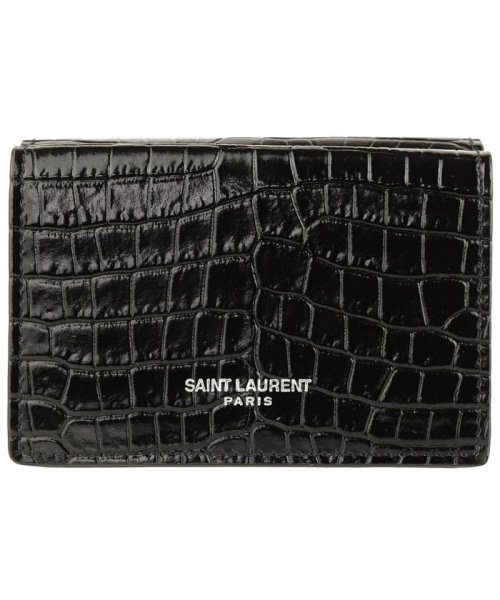 SAINT LAURENT(サンローランパリ)/【Saint Laurent(サンローラン)】SaintLaurent サンローラン 三つ折り財布/ブラック