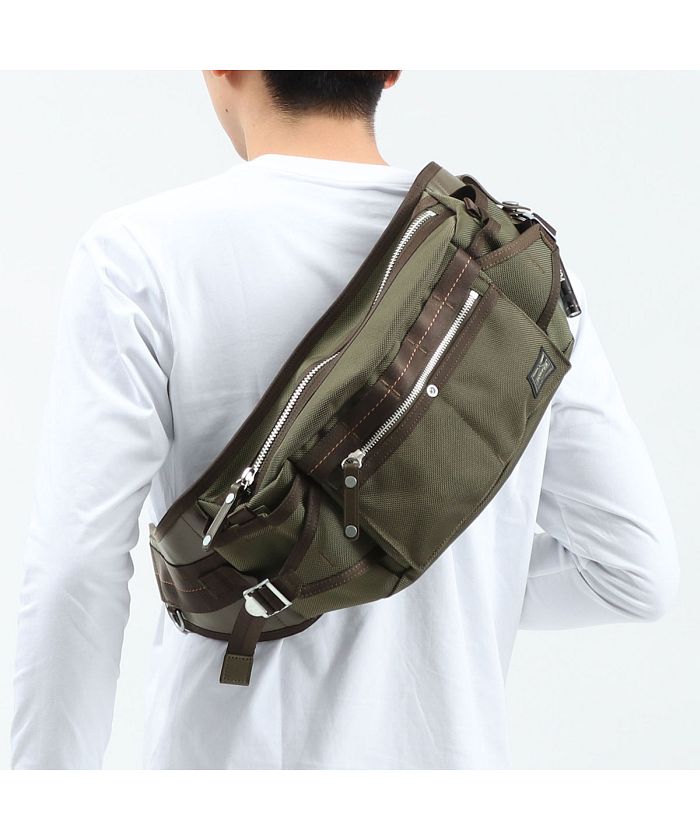 吉田カバン ポーター ヒート タイプC ウエストバッグ PORTER HEAT TYPE－C WAIST BAG 85周年記念 日本製  680－17985