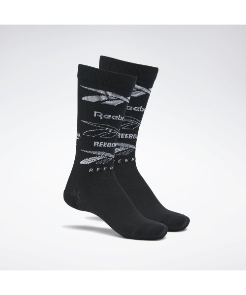 Reebok(リーボック)/ワン シリーズ トレーニング エンジニアード クルー ソックス / One Series Training Engineered Crew Socks/ブラック