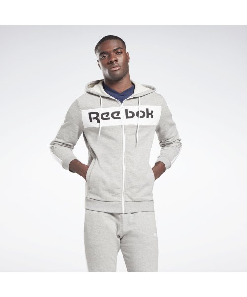 Reebok(リーボック)/TE LL FZ Hoodie/グレー