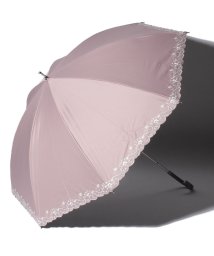 LANVIN Collection(umbrella)(ランバンコレクション（傘）)/LANVIN COLLECTION（ランバンコレクション）晴雨兼用日傘　裾刺繍/モカブラウン