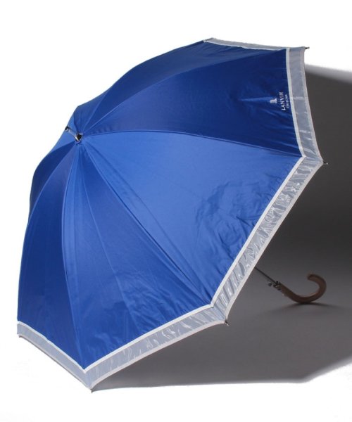 LANVIN Collection(umbrella)(ランバンコレクション（傘）)/LANVIN COLLECTION（ランバンコレクション）晴雨兼用日傘　オーガンジーグログラン/ペールスカイ