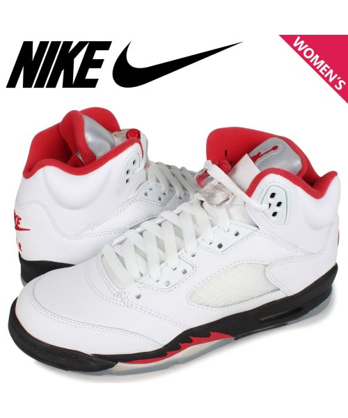 セール Nike Air Jordan 5 Retro Gs ナイキ エアジョーダン5 レトロ スニーカー レディース ホワイト 白 4408 102 ナイキ Nike Magaseek
