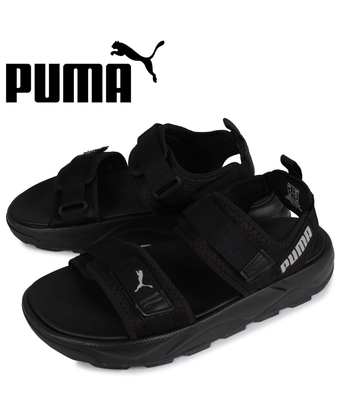 プーマ PUMA サンダル ストラップサンダル スポーツサンダル メンズ RS SANDAL ブラック 黒 374862－02