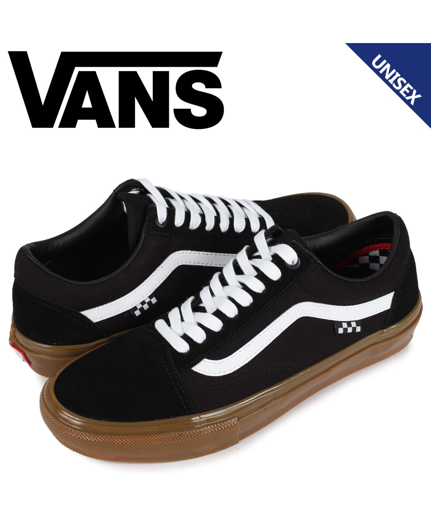 VANS ヴァンズ スケート オールドスクール スニーカー メンズ バンズ スケシュー SKATE OLD SKOOL ブラック 黒  VN0A5FCBB9M