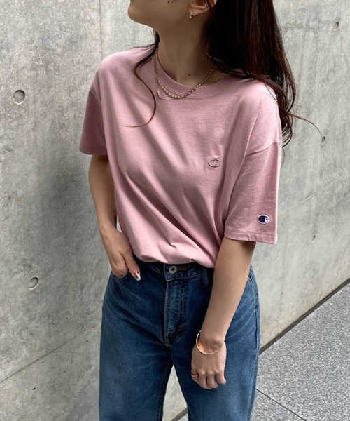 チャンピオン ワンポイント無地tシャツ Champion Champion Magaseek