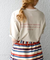 SHIPS any WOMEN(シップス　エニィ　ウィメン)/SHIPS any: PROVERB ロゴTEE/ベージュ