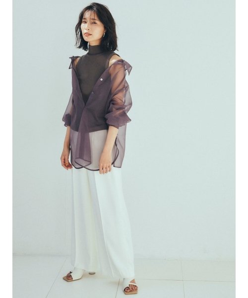 ハイウエストツイルパンツ レディースファッション 阪急百貨店公式通販 Hankyu Fashion