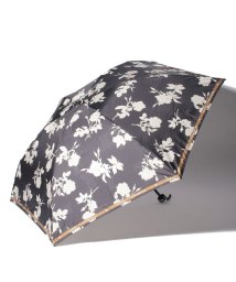 LANVIN Collection(umbrella)(ランバンコレクション（傘）)/LANVIN COLLECTION（ランバンコレクション）折りたたみ傘　サテンプリント/ブラック