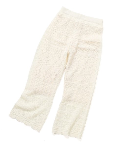 セール Kids リンクコーデ 透かし編みニットパンツ ロぺピクニックキッズ Rope Picnic Kids Magaseek