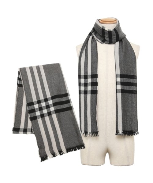 バーバリー マフラー グレー メンズ レディース Burberry 0260c バーバリー Burberry Magaseek