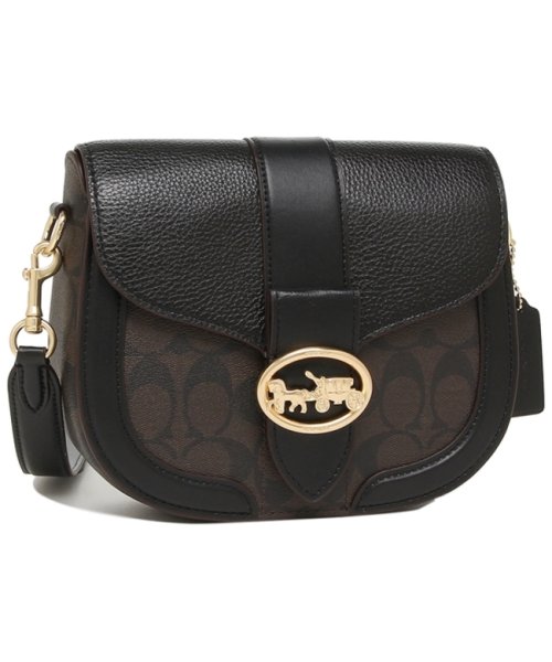 セール コーチ アウトレット ショルダーバッグ ブラウン ブラック レディース Coach C2806 Imaa8 コーチ Coach Magaseek