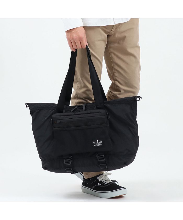 マキャベリック トートバッグ MAKAVELIC PACKABLE TOTE パッカブル 2WAY ファスナー付き A4 B4 軽量3121－10202