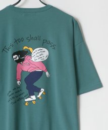 LAZAR(ラザル)/【Lazar】バックプリント Surf ＆ Street イラスト グラフィック ポンチ オーバーサイズ Tシャツ/柄6