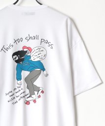 LAZAR(ラザル)/【Lazar】バックプリント Surf ＆ Street イラスト グラフィック ポンチ オーバーサイズ Tシャツ/柄5