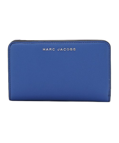  Marc Jacobs(マークジェイコブス)/【MARC JACOBS(マークジェイコブス)】MarcJacobs マークジェイコブス 二つ折り財布 L字/ブルー
