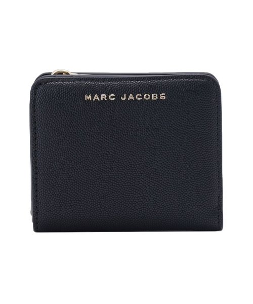  Marc Jacobs(マークジェイコブス)/【MARC JACOBS(マークジェイコブス)】MarcJacobs マークジェイコブス 二つ折り財布 L字/ブラック
