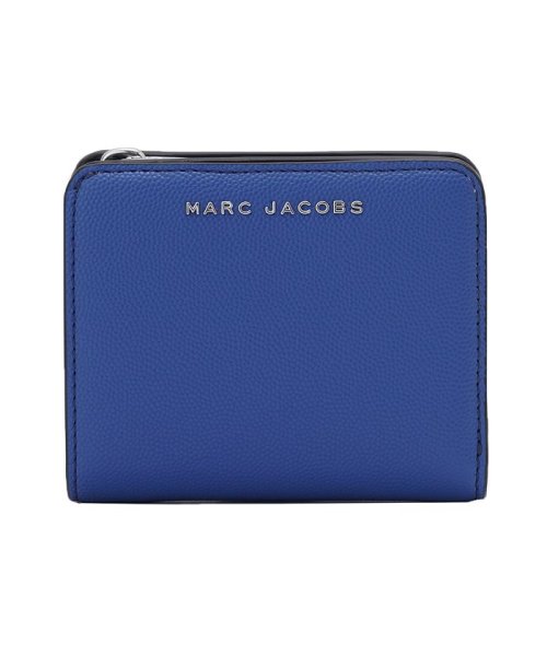  Marc Jacobs(マークジェイコブス)/【MARC JACOBS(マークジェイコブス)】MarcJacobs マークジェイコブス 二つ折り財布 L字/ブルー