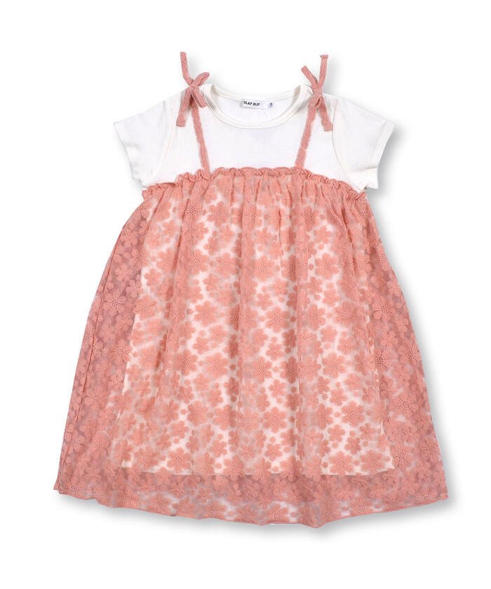 チュール 花 キッズワンピースの人気商品 通販 価格比較 価格 Com