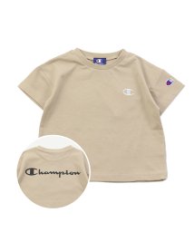 CHAMPION(チャンピオン)/チャンピオンロゴバリ半袖Tシャツ/champion/ベージュ