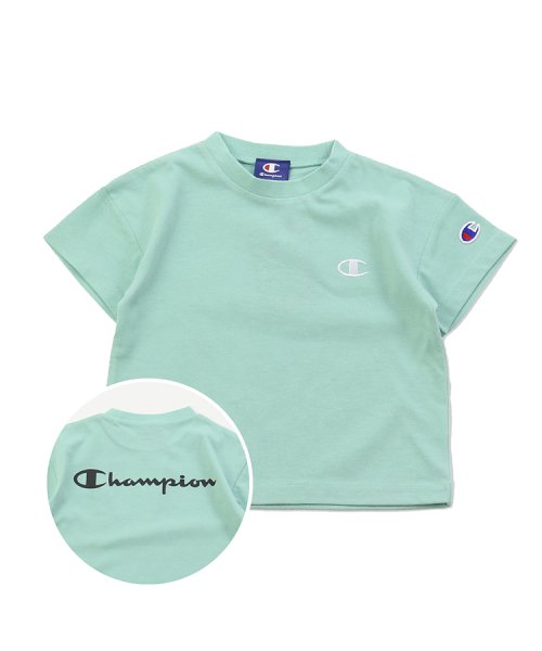 CHAMPION(チャンピオン)/チャンピオンロゴバリ半袖Tシャツ/champion/ミント