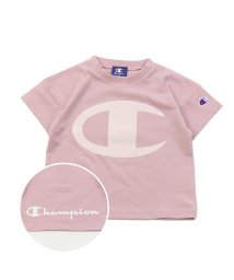CHAMPION(チャンピオン)/チャンピオンロゴバリ半袖Tシャツ/champion/ピンク