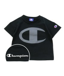 CHAMPION(チャンピオン)/チャンピオンロゴバリ半袖Tシャツ/champion/ブラック