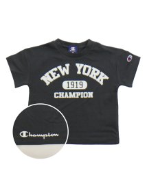 CHAMPION(チャンピオン)/チャンピオンロゴバリ半袖Tシャツ/champion/チャコールグレー