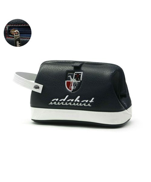 adabat(アダバット)/アダバット ポーチ adabat GOLF ゴルフ カートバッグ カートポーチ セカンドバッグ クラッチバッグ ハンドル付き 小物入れ ゴルフ用品 ABZ411/ネイビー