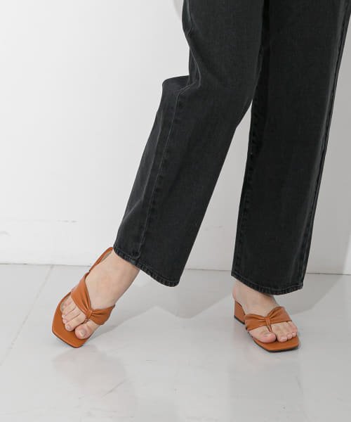 セール Sサイズ Web 一部店舗限定 ブロックヒールハナオサンダル センスオブプレイス バイ アーバンリサーチ Sense Of Place By Urban Research Magaseek