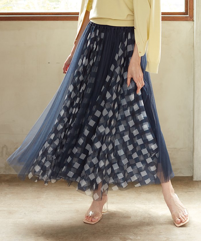 Radiate ミックスカラー チュールスカート ラシュッド Lasud Magaseek