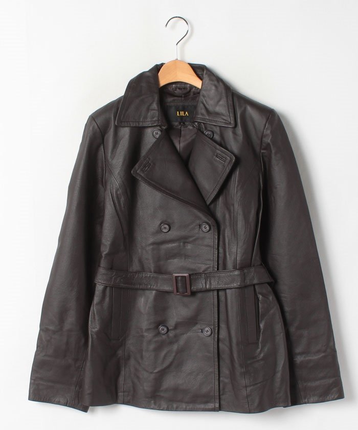 セール 91 Off Lila 訳あり ピッグレザー トレンチコート ノーザンワールド Northern World Magaseek