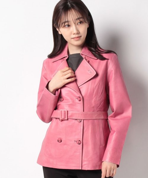 セール Lila 訳あり ピッグレザー トレンチコート ノーザンワールド Northern World Magaseek