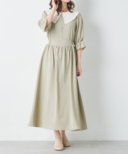 セール 白衿ワンピース オリーブデオリーブ Olive Des Olive Magaseek セール 白衿ワンピース オリーブデオリーブ Olive Des Olive Magaseek