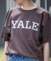 NOLLEY’S goodman(ノーリーズグッドマン)/【TVドラマ着用】YALE / UCLA 別注 カレッジロゴ ビッグシルエット Tシャツ/チャコールグレー