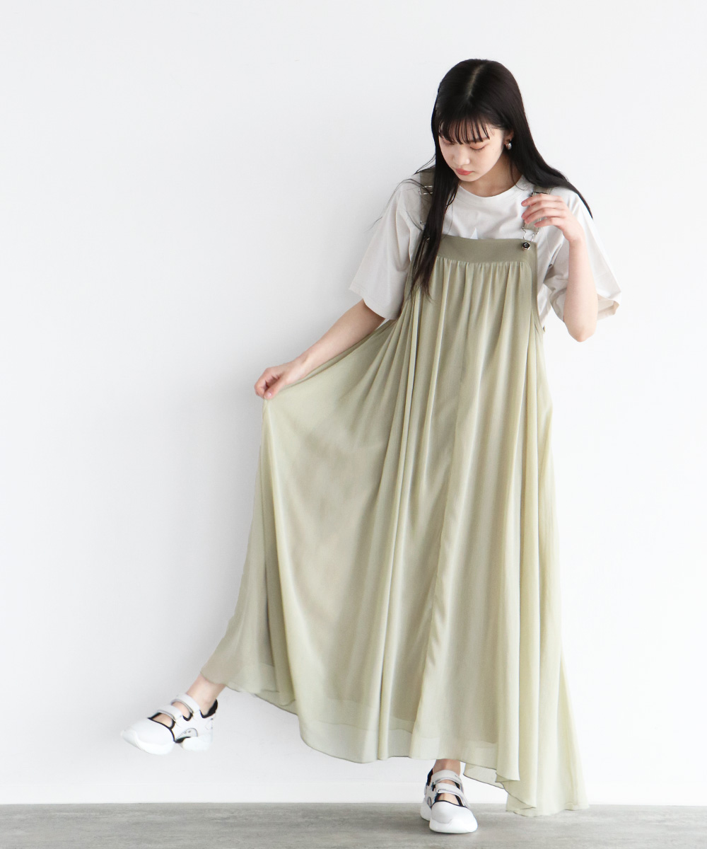 ベージュ SeaRoomlynn jumperスカートの通販 by lisa｜シールームリン 