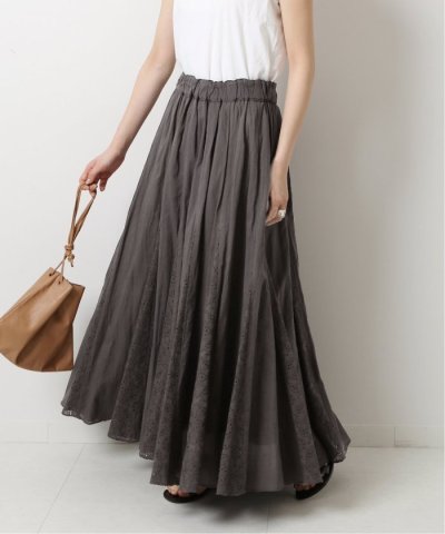 Spick & Span／ブロイダーボリュームスカート◆／504009591